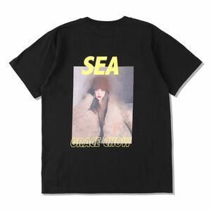 【美品タグ付き】【送料最安360円】 WIND AND SEA ウィンダンシー GRACE CHOW × WDS PHOTO TEE Tシャツ カットソー 半袖 BLACK ブラック