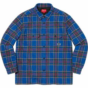 【新品未使用】 21AW 22 新作 新品 SUPREME シュプリーム QUILTED PRAID FLANNEL SHIRT ネルシャツ チェック 即決早い者勝ち