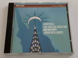 西独初期盤 WESTGERMANY 全面アルミ蒸着 中央刻印無 ジョン・ウィリアムズ ボストンポップス America,The Dream Goes On