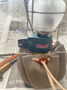 ハンドメイド 本革 OD缶カバー ティンダーポーチ