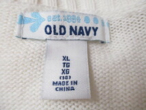 ● OLD NAVY ● 可愛いカーディガン ☆XL☆ オフホワイト 11114_画像3