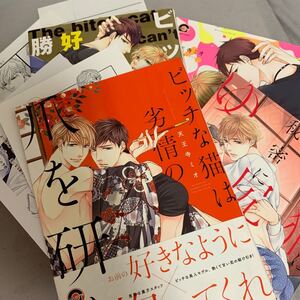 BL/ビッチな猫は〜/4冊セット/ 天王寺ミオ/帯つき/すべて初版/購入前に必ず商品ページ読んでください