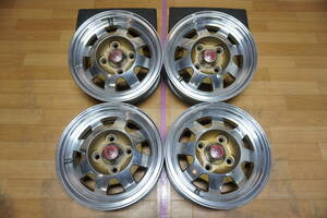 G1074【希少】AUTO PRODUCTS R・O・H ☆ PCD114.3 6J+21? 当時物 旧車 サニトラ SSR ワタナベ