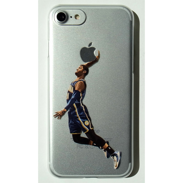 ★SALE★ NBA ポール ジョージ iPhone ケース iPhoneX iPhoneXR iPhone8plus 対応 バスケ ケース ダンク