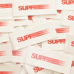 Supreme MOTION Logo Sticker！シュプリーム モーションロゴ ステッカー白色一枚
