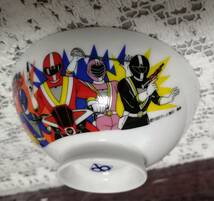 地球戦隊ファイブマン★お茶碗★1990年製品★ファィブロボ★食器★陶器製★レトロ_画像4