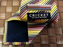 【美品のみ】限定出品！■ブランド ネクタイ■0176■クリケット【ＣＲＩＣＫＥＴ】_画像3