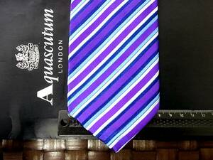 [ beautiful goods only ] limited exhibition!# brand necktie #0257# Aquascutum 