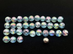 ハンドメイドビーズ素材(アクアオーラ)