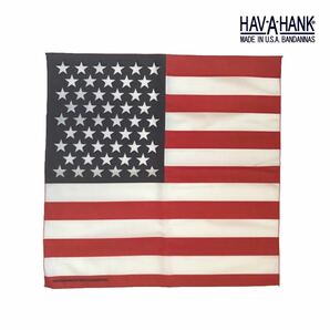 USA産 新品 【HAV-A-HANK ハバハンク】 バンダナ 星条旗 USA