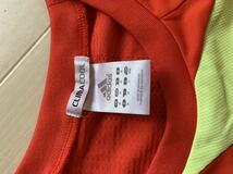 SALE★A adidas 半袖ウェア　F50 赤　O_画像3