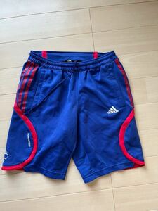 SALE★A adidas ハーフパンツ　ブルー