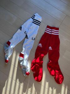 SALE★A adidas リバプール　ソックス　白赤