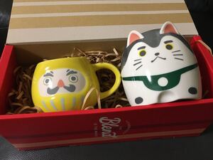 スターバックス マグカップ スターバックスマグカップ だるま だるまマグ 黄色 狛犬 ニューイヤー だるまマグカップ 縁起物 犬