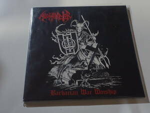 ABOMINATOR / Barbarian War Worship Red Vinyl 2 x LP BESTIAL WARUST BLASPHEMY BLACK THRASH DEATH METAL ブラックデススラッシュメタル