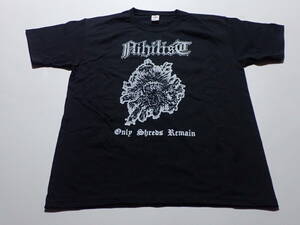 NIHILIST / Only～ Tシャツ ENTOMBED GRAVE DISMEMBER N2K2 MACRODEX TRAUMATIC CARNAGE CARBONIZED AUTOPSY DEATH METAL OSDM デスメタル