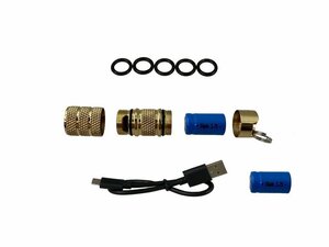 Maratac Brass - Peanut LED Flashlight Kit（マラタック ブラス - ピーナッツLEDフラッシュライト） 防犯・防災グッズ