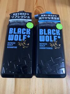 大正製薬 ブラックウルフ リフレッシュスカルプシャンプー&コンディショナーセット