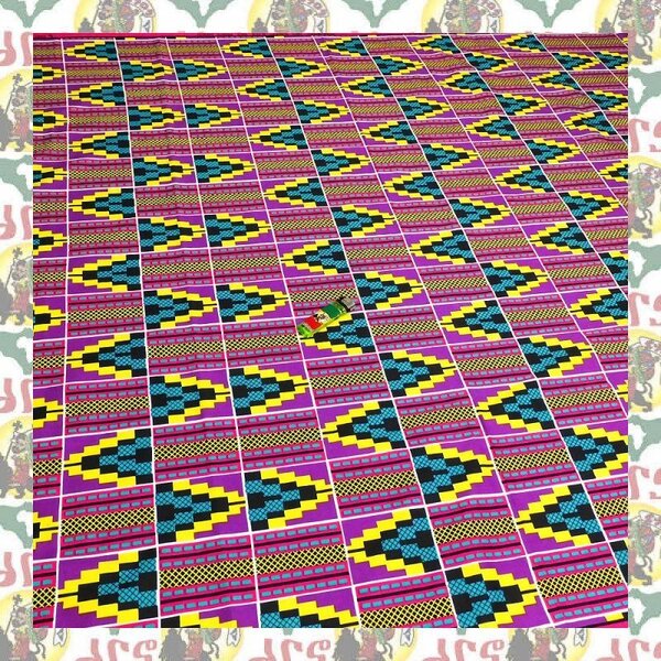 【SALE/270cm x 110cm/3ヤード】アフリカンプリント生地 barg-e44 アフリカ布 アフリカ生地 ゴールドプリント アンカラ キテンゲ パーニュ