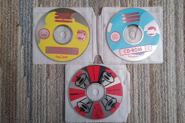 TECH-Mac付録CD-ROM+OKIのFD 計 4枚