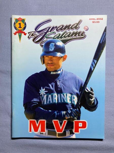 《最終値下》【MLB】79・２００２年　イチロー表紙の冊子　『The Grand Salami』　佐々木主浩　長谷川滋利　５３ページ　マリナーズ