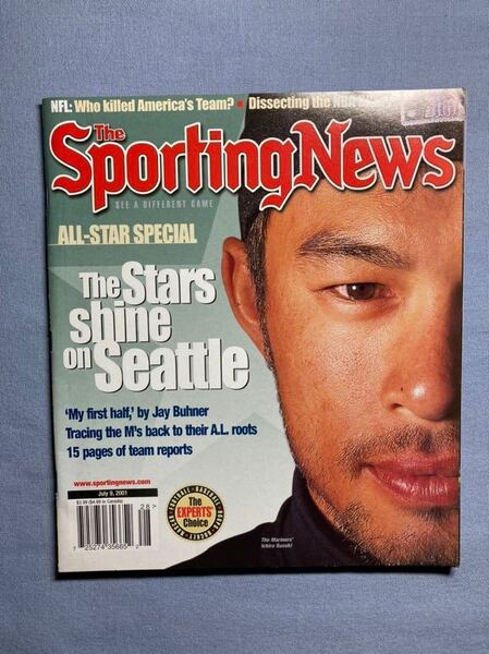 《最終値下》【MLB】87・２００１年　イチロー表紙の米雑誌　『The Sporting News』　ルーキー・イヤー　８０ページ　シアトル・マリナーズ