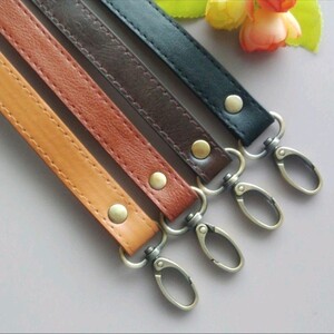 バッグ ポーチ ショルダーストラップ 肩紐 単品 のみ ベルト がま口口金 持ち手 斜めがけ ブラック 黒 アンティーク