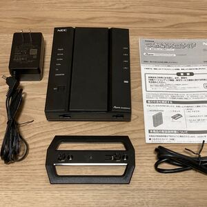 【中古】NEC Aterm WG2600HS2 本体 ACアダプタ スタンド 説明書 箱なし