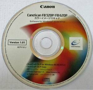 No1549　CD-ROMのみ　キャノン カラーイメージスキャナー FB320P /FB620P
