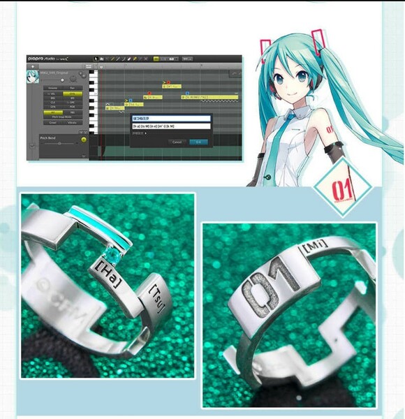 初音ミク公式コラボリングAタイプ