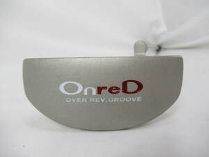 ★TSURUYA ツルヤ OnreD OVER REV.GROOVE パター 33インチ スチールシャフト C163★レア★激安★中古★