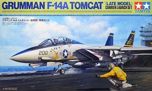 タミヤ 61122 1/48 グラマン F-14A トムキャット (後期型) 発艦セット