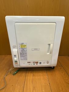 * рабочий товар *HITACHI* Hitachi *DE-N45FX* сушильная машина * сухой емкость 4.5kg* чисто-белый * левый открытие *2015 год производства * сушильная машина *(G84)AKARI