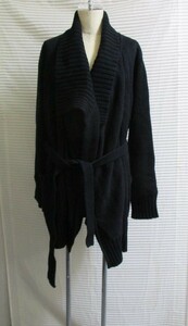  Indivi INDIVI knitted cardigan black 