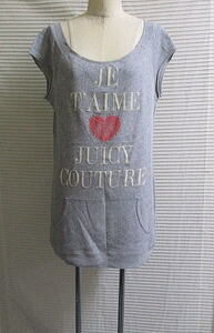 ジューシークチュール　アメリカ製　juicy couture　Ｔシャツ　トップス　グレー