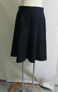 ノーリーズ　Nolleys　日本製　ウールスカート　黒　サイズ38