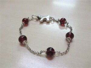 AGATHA Agata red beads terrier dog bracele free shipping 