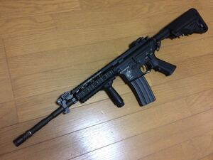 メーカー不明 SR16 フルメタル 電動ガン ナイツ ストーナー ライフル URX RAS SOPMOD PMC CQB-R SOCOM 米軍 陸軍 海兵隊 東京マルイ