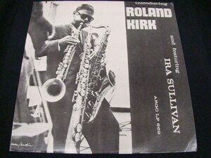 LP/ROLAND KIRK/introducing/IRA SULLIVAN/CA669/輸入盤