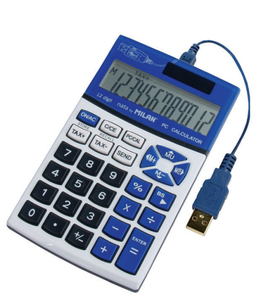 MILAN Milan calculator 10 column calculator blue 1504126B