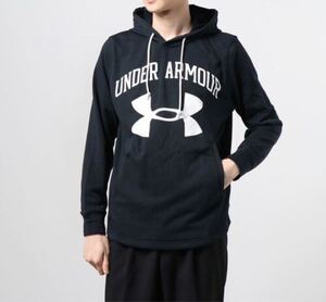 新品未使用 スウェット UAライバルテリー ビッグロゴフーディー(トレーニング/MEN)