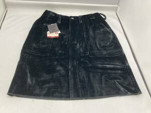 ANNA SUI skirt pcs shape tight Mini 2 black black corduroy lady's 