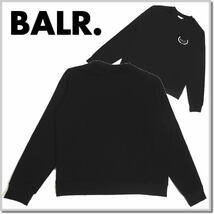 ボーラー BALR Jules Slim Crest Wreath Crewneck B1262-L メタルロゴ刺繍 トレーナー カットソー_画像6