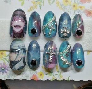 痛ネイル ネイルチップ ぽんぴんネイル