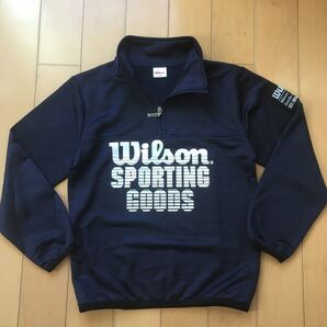 Wilson 紺色スポーツウェア150サイズ ハーフジップ