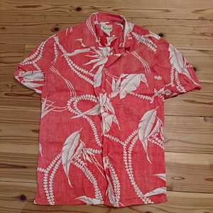 ハワイ製 アロハシャツ M