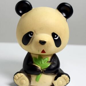 三菱銀行 パンダ Panda 動物 東京三菱UFJ銀行 貯金箱 ソフビ バンク フィギュア アドバタイジング キャラクター 企業物 ビンテージ