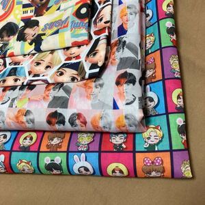 BTS。タイニータン(tinytan)。横約25cm×縦約45cm。4枚セット
