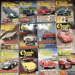 B1458　1993年「CLASSIC CARS」クラシックカー 12冊SET 英国旧車雑誌　英国車 カスタム 古本　雑誌 旧車　ビンテージ　自動車