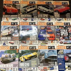 B1468　2000年「CLASSIC CARS」クラシックカー 12冊SET 英国旧車雑誌　英国車 カスタム 古本　雑誌 旧車　ビンテージ　自動車